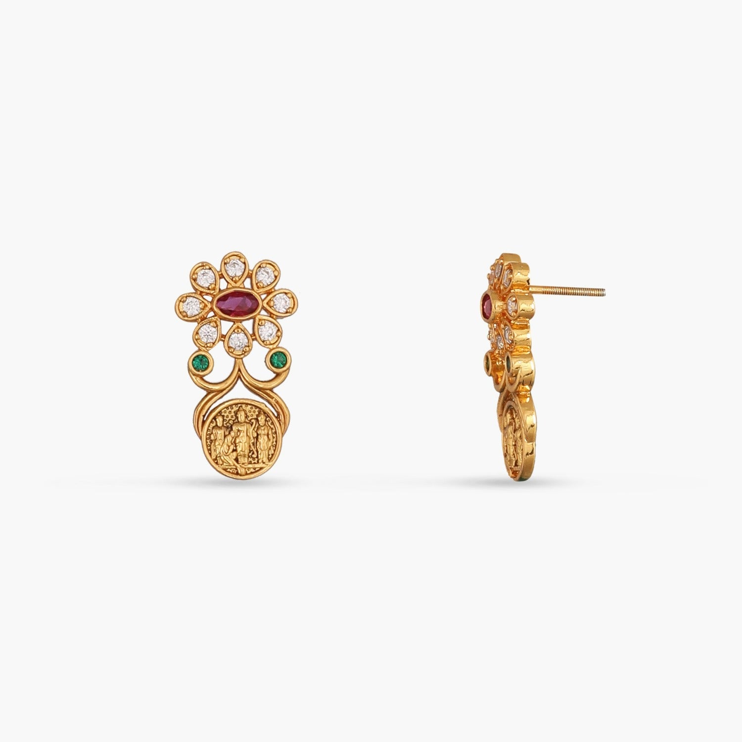 Necklaces Ram Parivaar Kempu Necklace Set