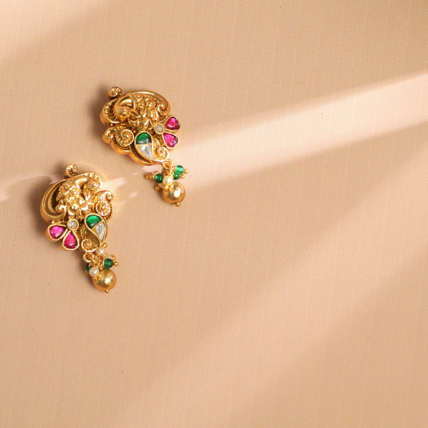 Earrings Peacock Simple Silver Drop Earrings