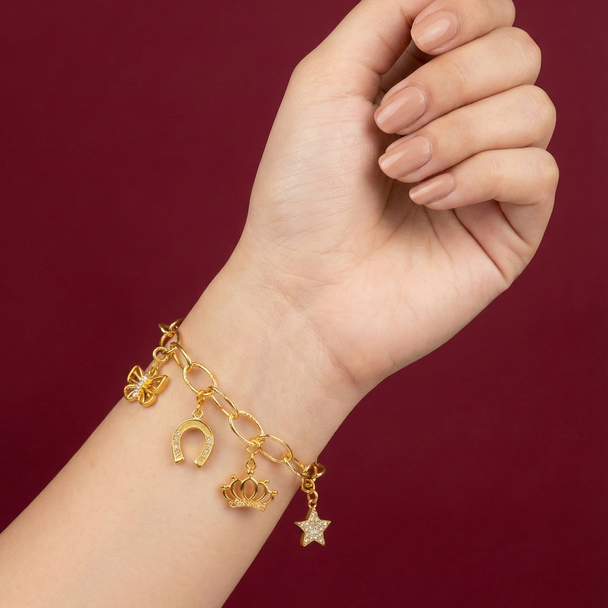 Paperclip Link Silver Bracelet