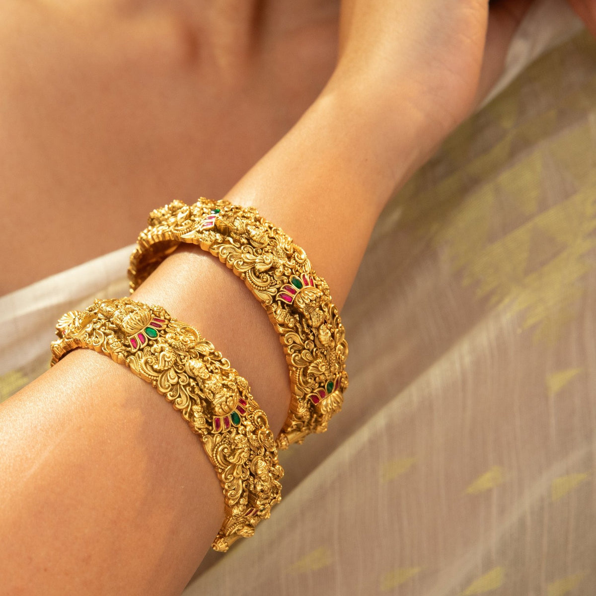 Bangles Visuddha Antique Silver Bangles