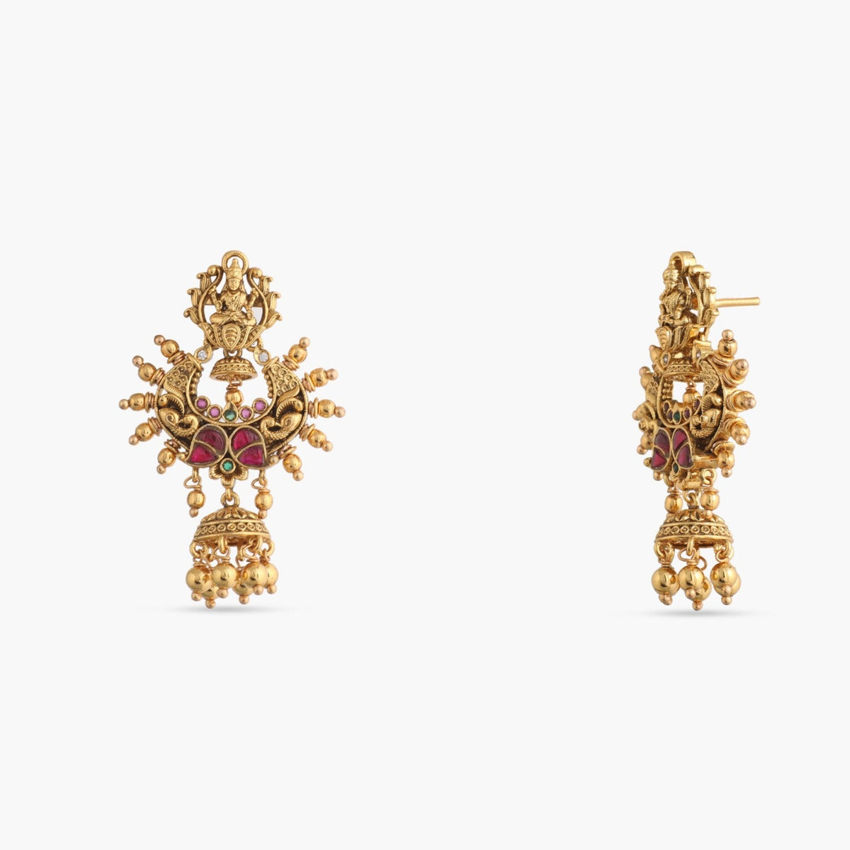 Earrings Chakrika Temple Silver Earrings