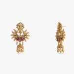 Earrings Chakrika Temple Silver Earrings