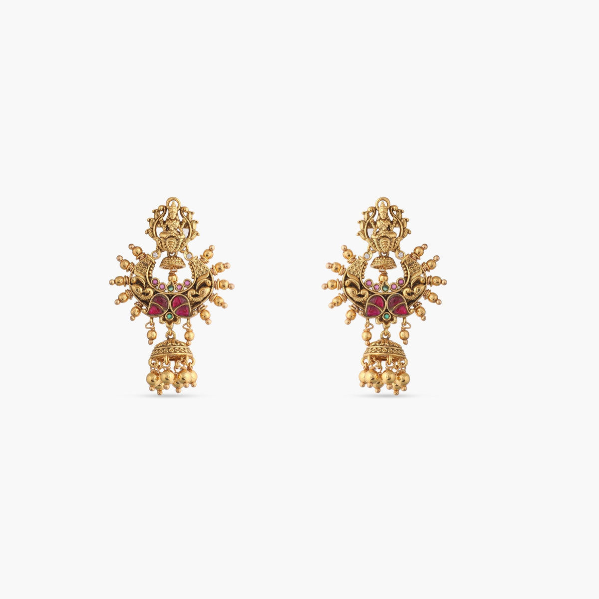 Earrings Chakrika Temple Silver Earrings