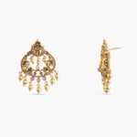 Earrings Bhagya Temple Silver Chandbali Earrings