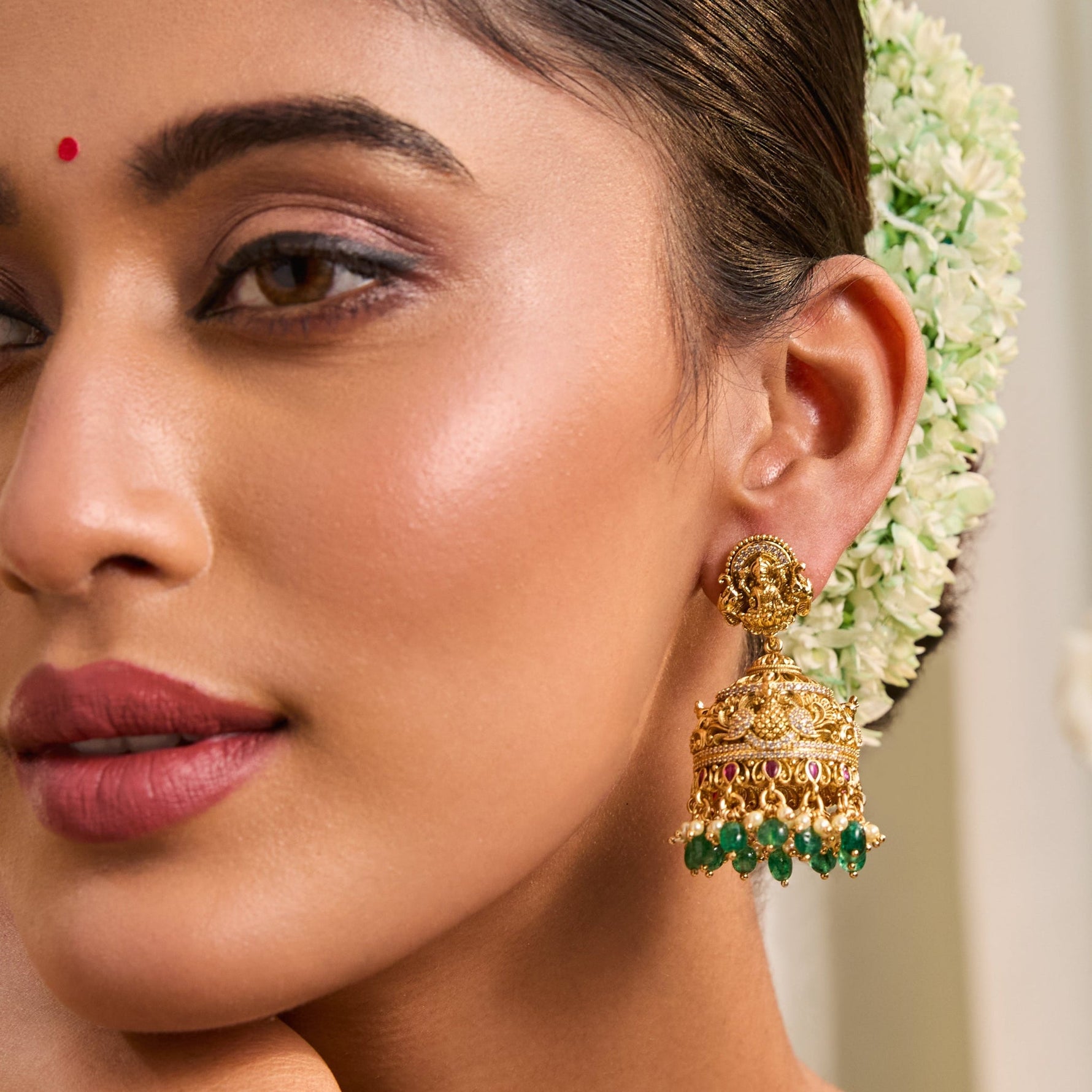 Earrings Revati Antique Silver Jhumka Earrings