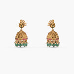 Earrings Shloka Antique silver Jhumkas