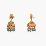 Earrings Shloka Antique silver Jhumkas