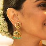 Earrings Amala Antique Silver Jhumkas