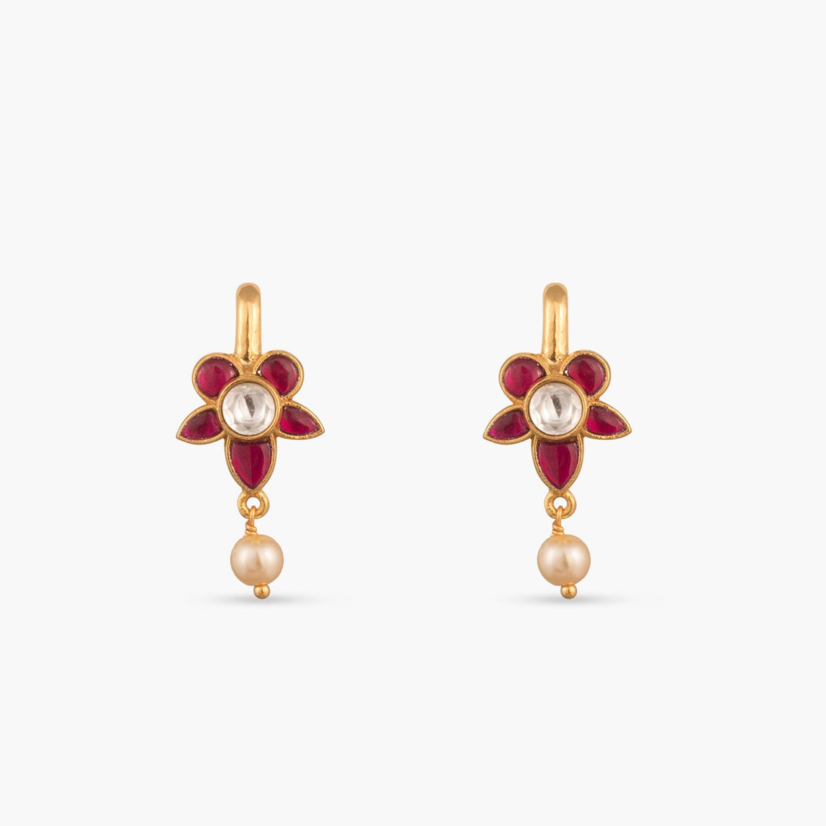Ruhi Silver Bugadi Earrings