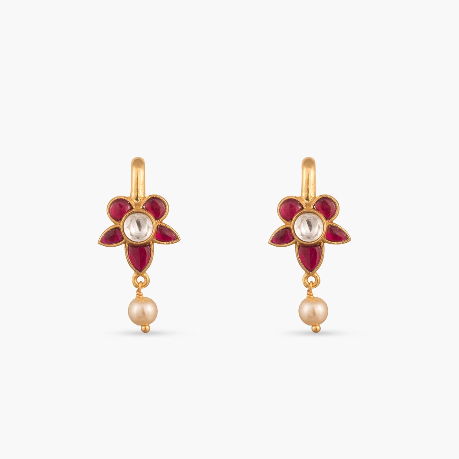 Ruhi Silver Bugadi Earrings
