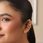 Jiya Silver Bugadi Earrings