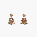Necklace Ananta Shiv Parivar Antique Temple Silver Necklace Set