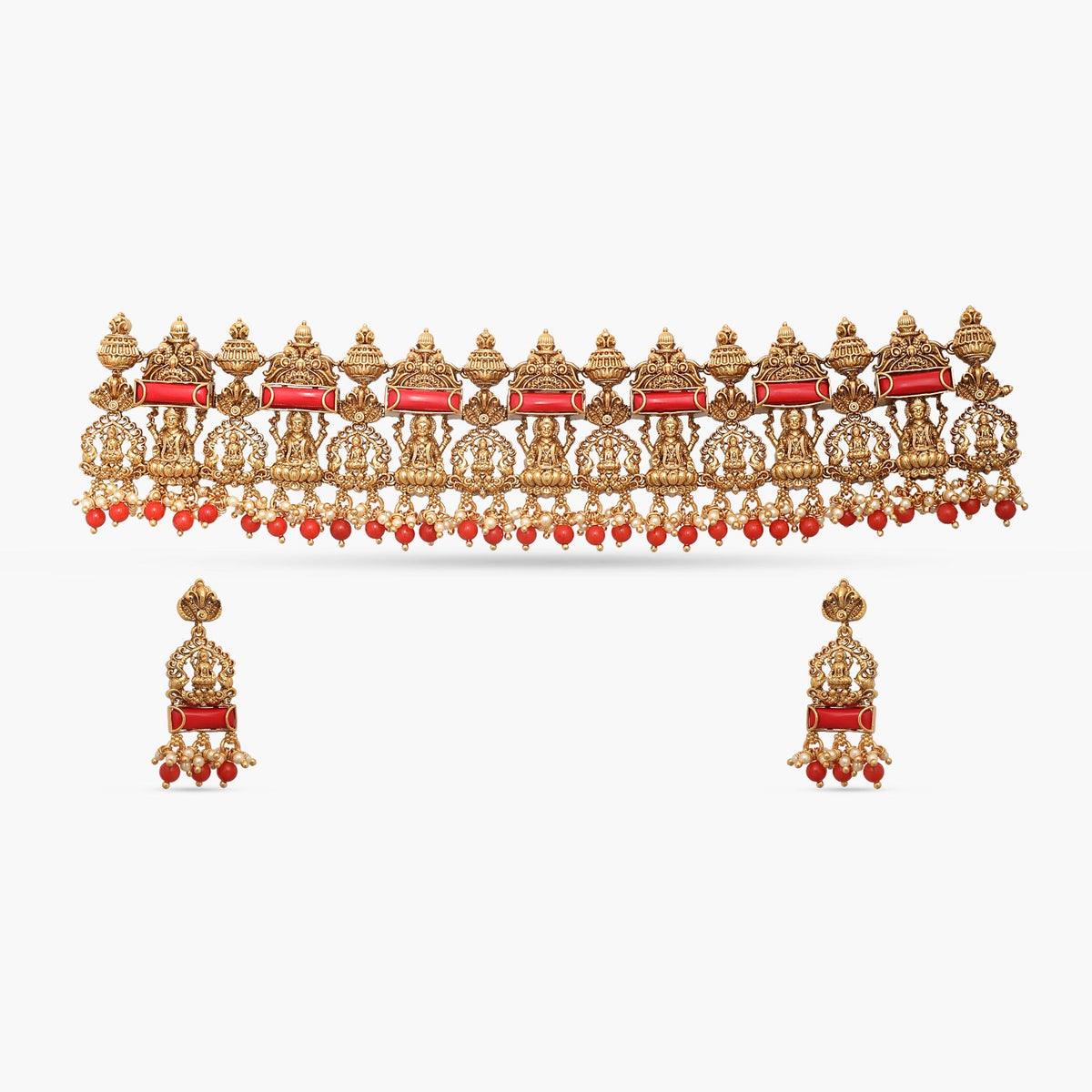 Devika Antique Temple Choker Set