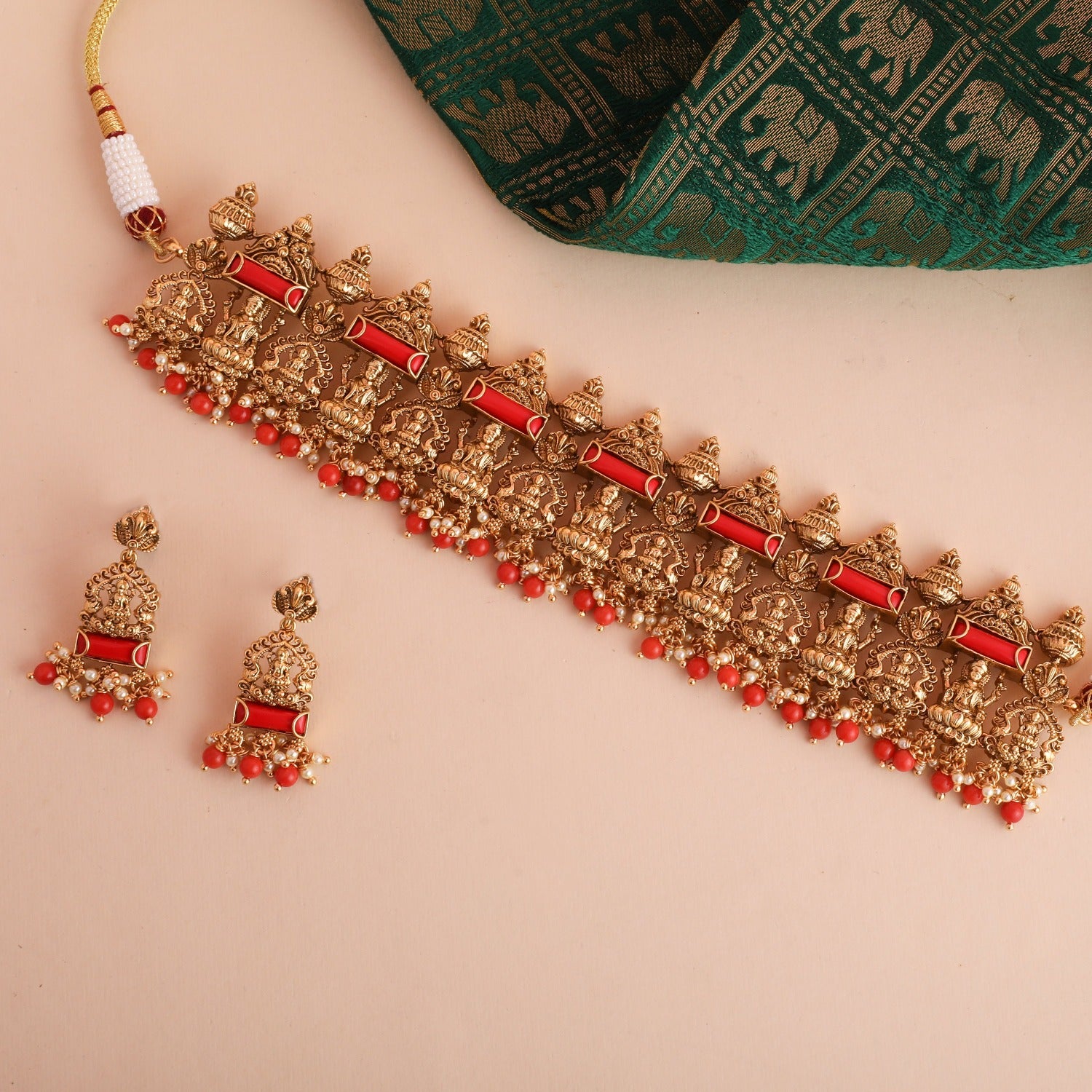 Devika Antique Temple Choker Set