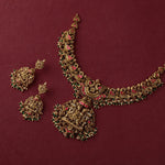 Necklaces Rani Nakshi Antique Silver Necklace Set