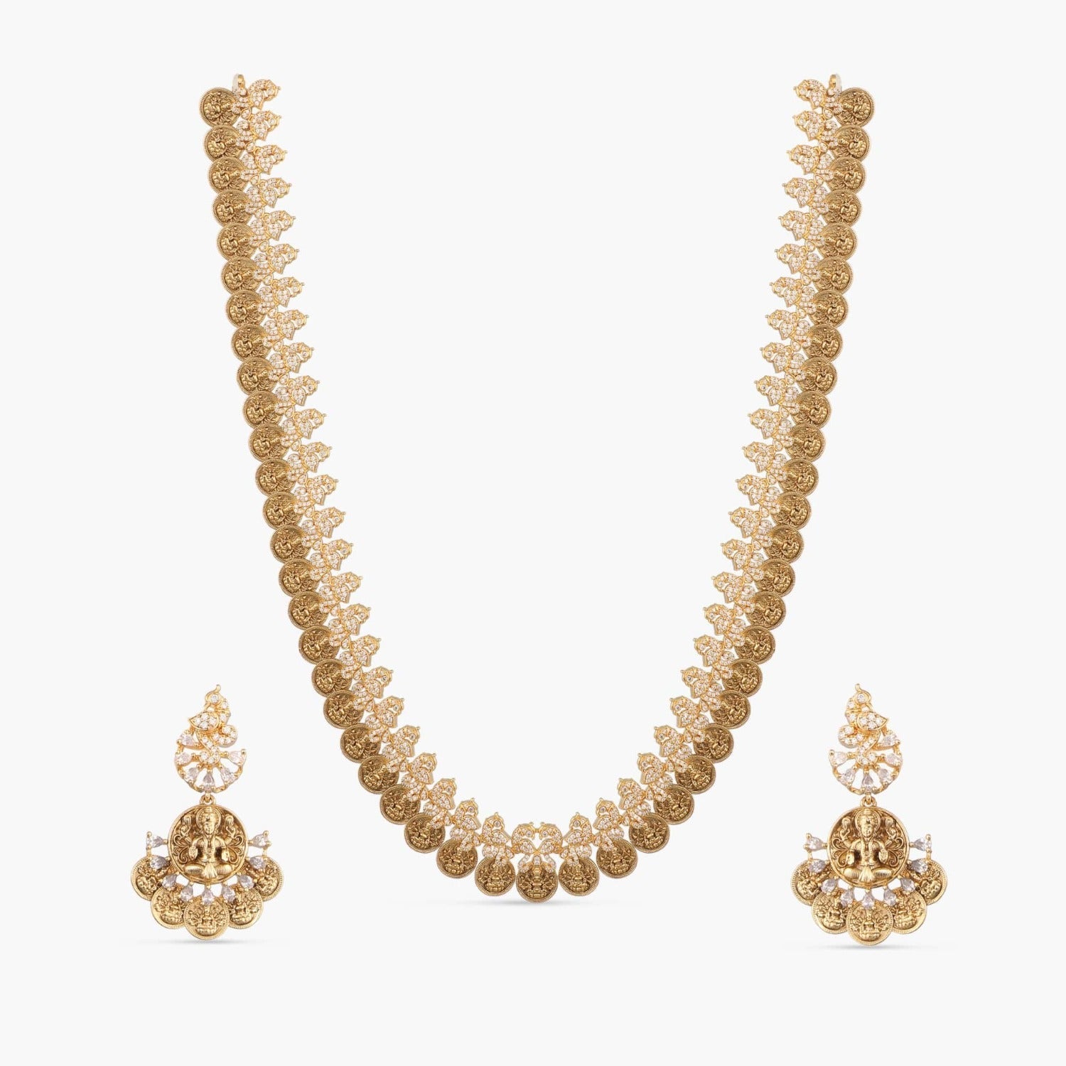 Necklaces Bimala Antique Coin Silver Long Necklace