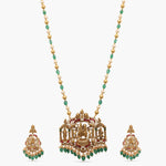 Necklace Pashupati Antique Nakshi Silver Pendant Set