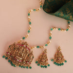 Necklace Pashupati Antique Nakshi Silver Pendant Set