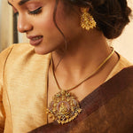 Pendants Ashtalakshmi Antique Nakshi Silver Pendant Set