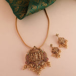 Pendants Siyaram Antique Nakshi Silver Pendant Set