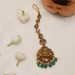 Hair Accessories Chandra Lakshmi Kempu Silver Maang Tikka