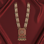Necklaces Anjasi Polki Silver Ranihaar Necklace