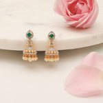 Earrings Classic CZ Silver Jhumka Earrings