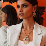 Pendants Sanvi CZ Silver Pendant Set