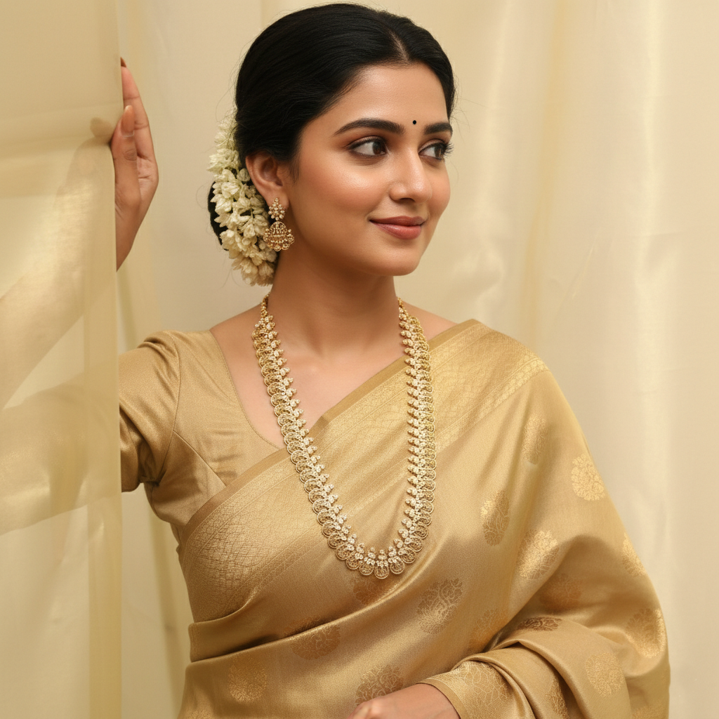 Bimala Antique Coin Silver Long Necklace