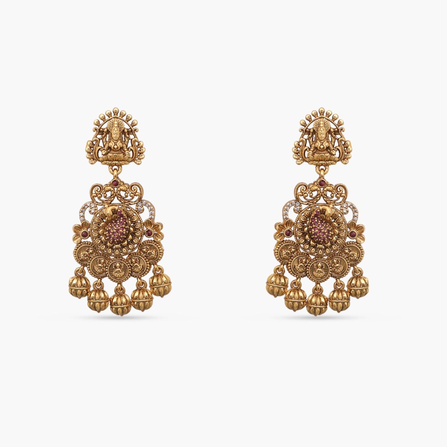 Dhanya Antique Temple Necklace Set