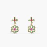 Necklace Aarohi Kempu Silver Necklace Set