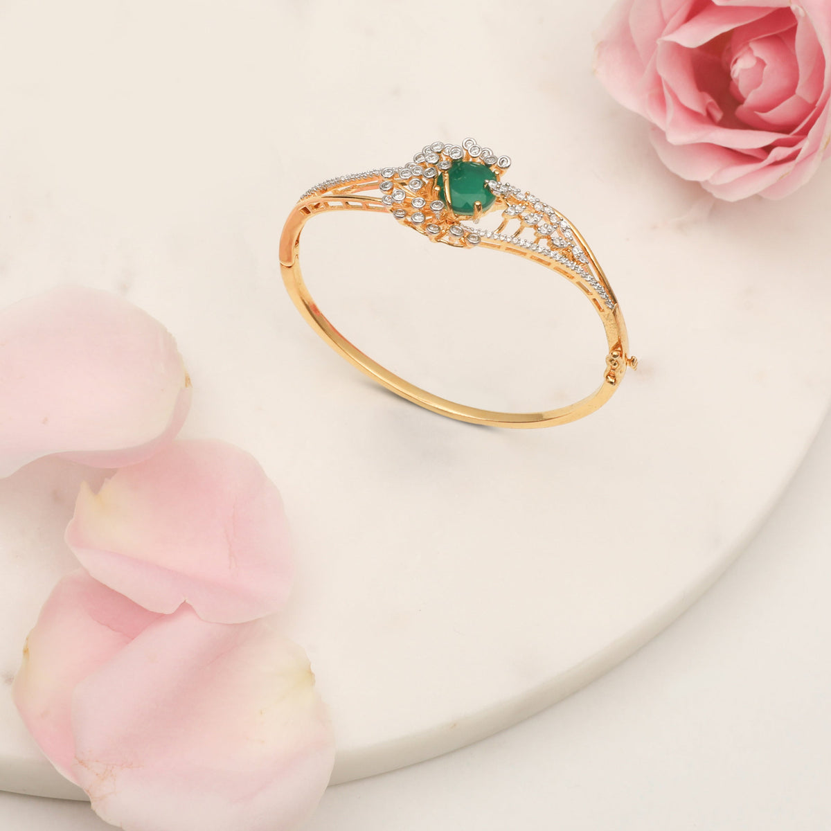 Blossom CZ Silver Bracelet