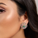 Earrings Galaxy CZ Silver Stud Earrings