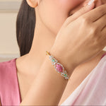 Diya CZ Silver Bracelet