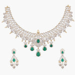 Necklaces Ridhi CZ Silver Necklace Set