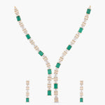 Necklaces Scarlett CZ Silver Necklace Set