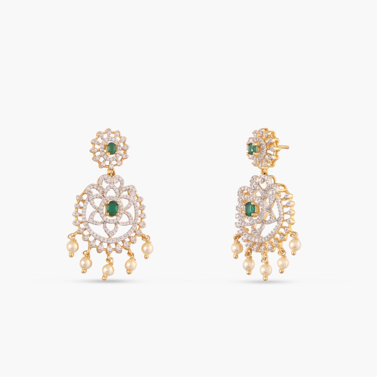 Jane CZ Silver Necklace Set