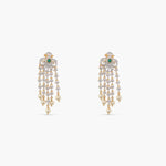 Necklaces Tamanvi CZ Silver Layered Necklace Set
