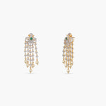 Necklaces Tamanvi CZ Silver Layered Necklace Set