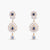 Sapphire Radiance Layered CZ Silver Necklace Set