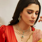 Necklaces Multi-Layer Brillance Silver CZ Necklace Set