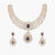 Star Shine CZ Silver Necklace Set