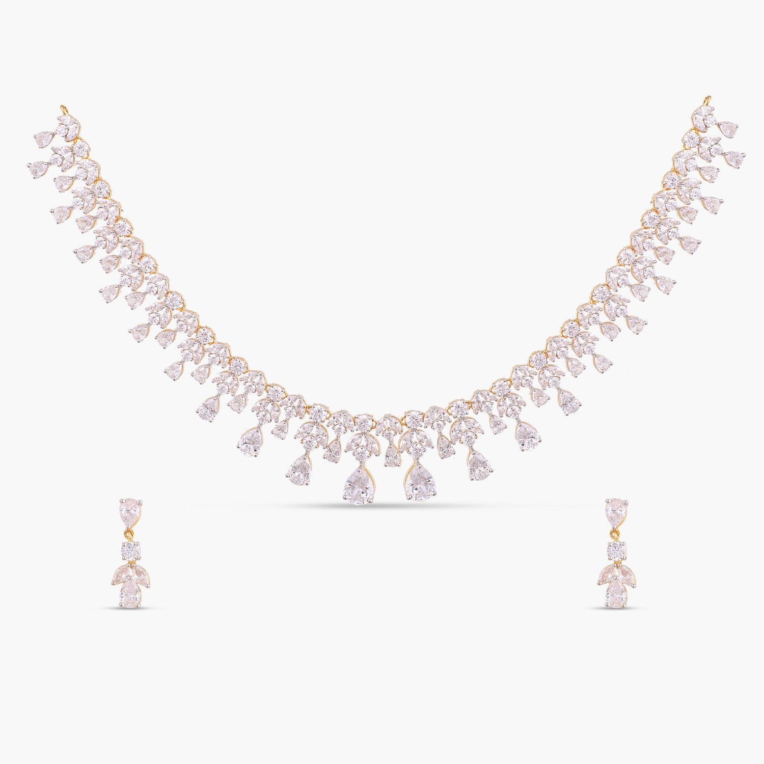 Necklace Stella CZ Silver Necklace Set