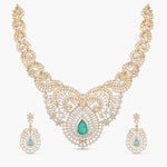 Necklaces Tara Silver CZ Necklace set