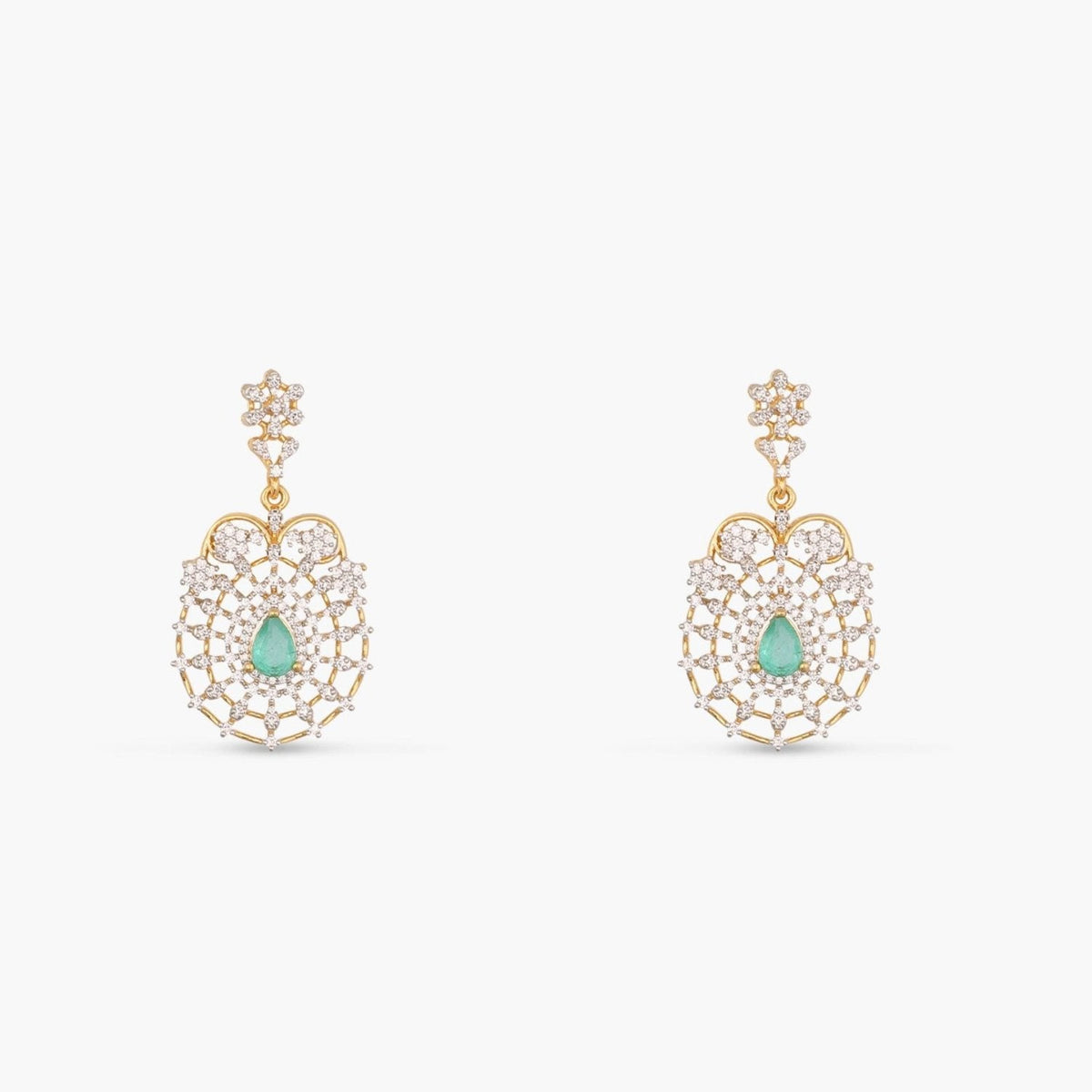 Necklaces Tara Silver CZ Necklace set