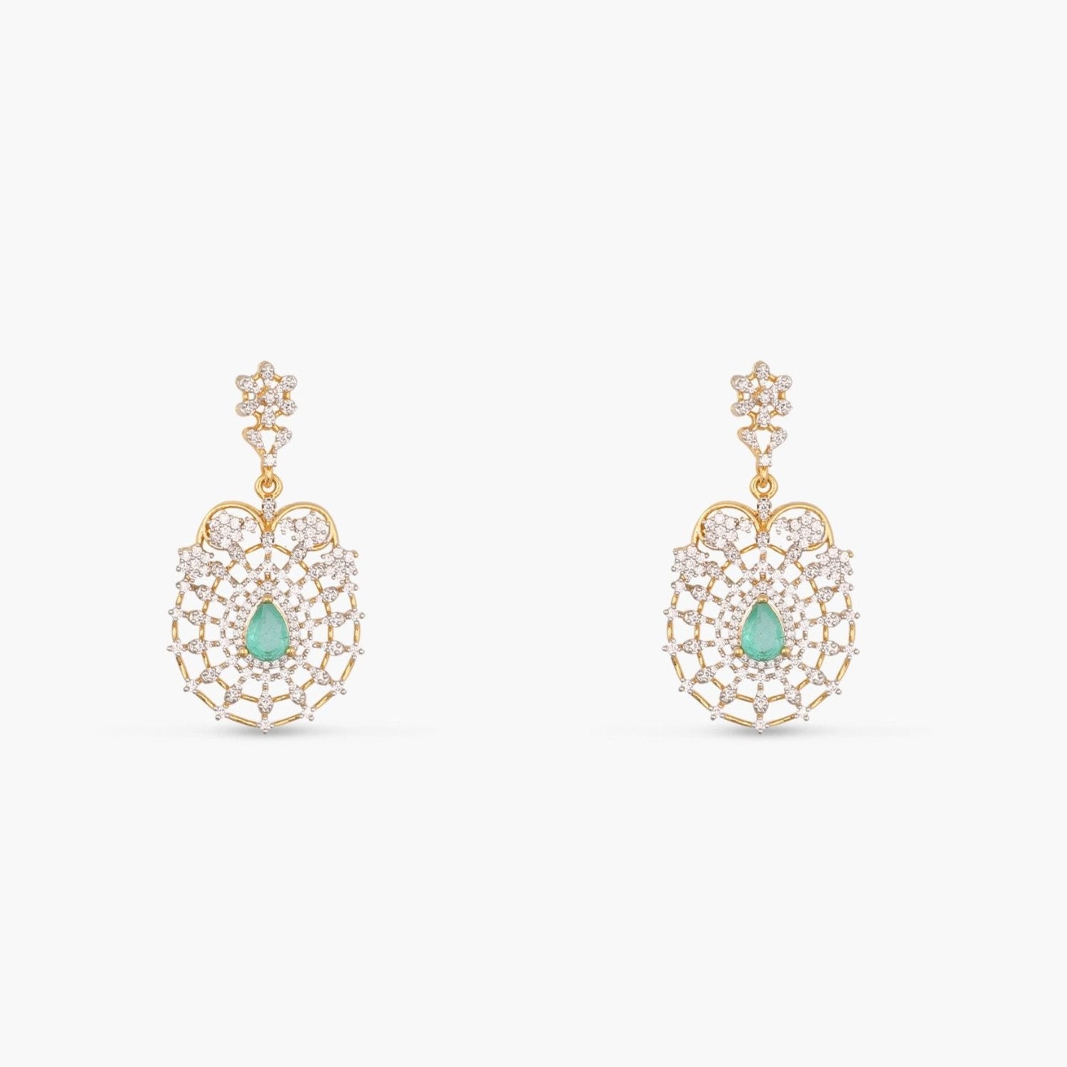 Necklaces Tara Silver CZ Necklace set