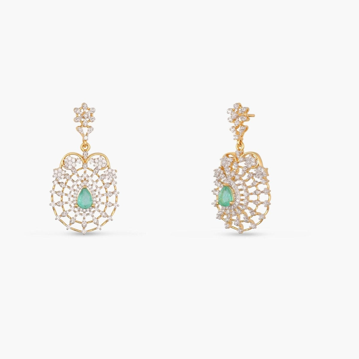 Necklaces Tara Silver CZ Necklace set