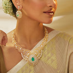 Necklaces Tara Silver CZ Necklace set