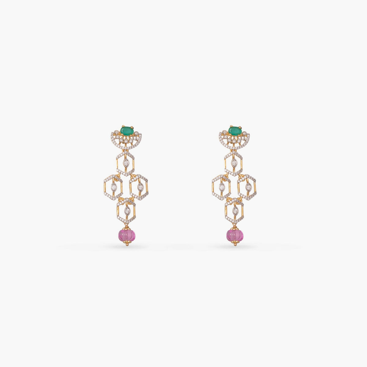 Choker Prisha CZ Silver Choker Set