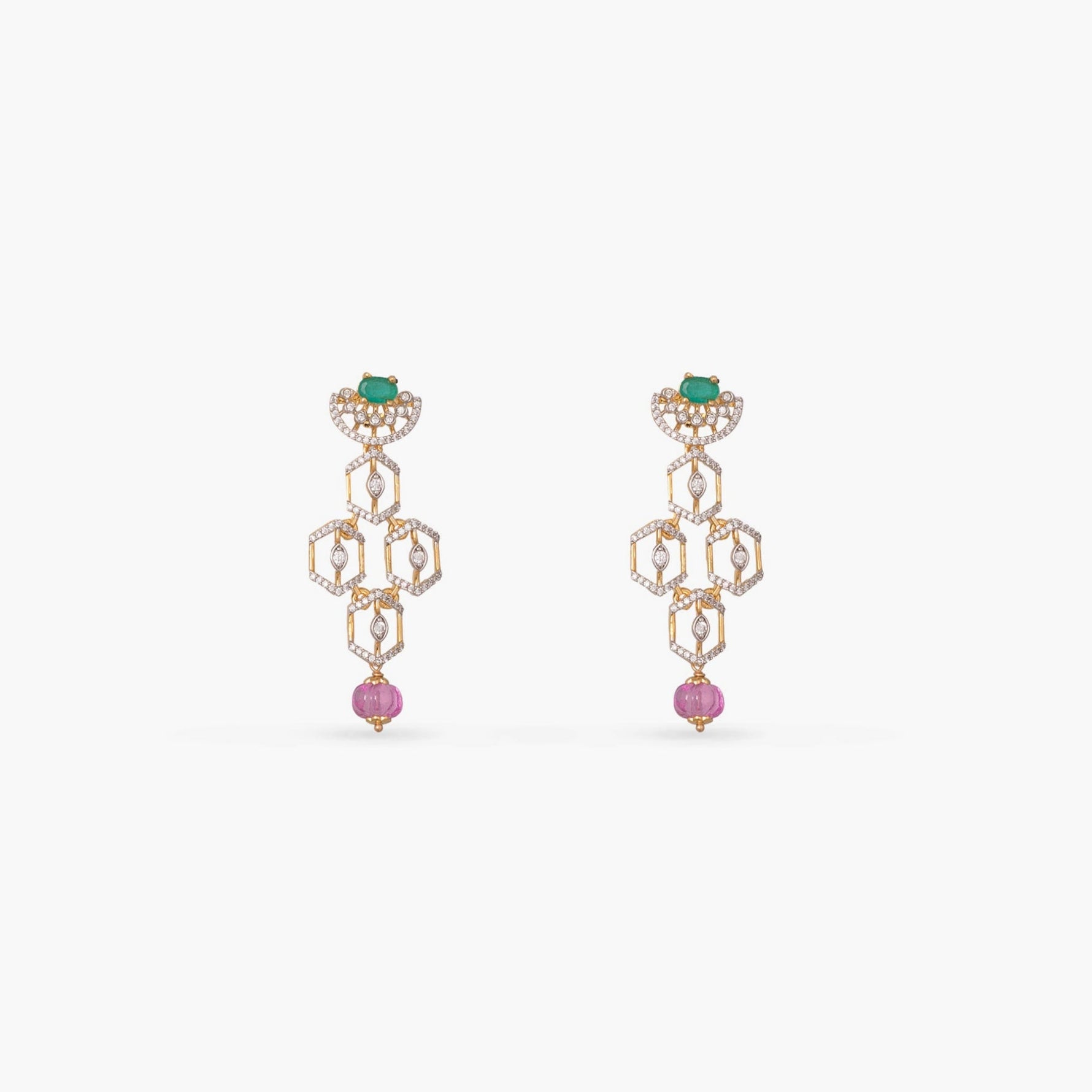 Choker Prisha CZ Silver Choker Set
